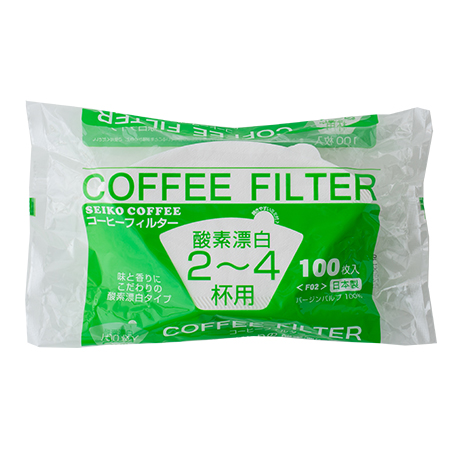 コーヒーフィルター酸素漂白2～4杯用(100枚入)